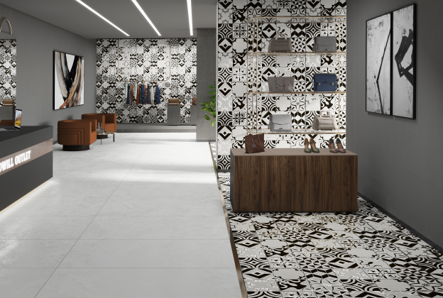 Keraamiline seina- ja põrandaplaat 600 x 1200mm Canyon Bianco reljeefne, valge_4