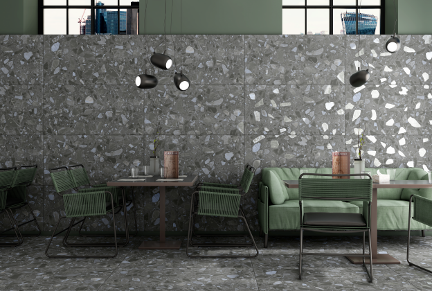 Keraamiline seina- ja põrandaplaat 600 x 1200mm Bigmo Grey reljeefne, hall _3