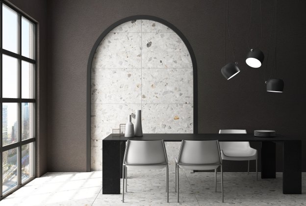 Keraamiline seina- ja põrandaplaat 600 x 1200mm Bigmo White reljeefne, valge_5