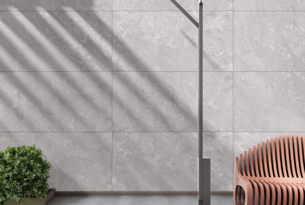 Keraamiline seina- ja põrandaplaat 600 x 1200mm Corten Urano Grey matt, hall_4