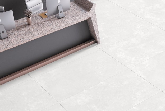 Keraamiline seina- ja põrandaplaat 600 x 1200mm Cotan Bianco matt, valge_4