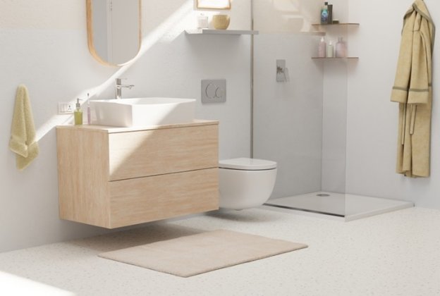 Akustiline PVC, IVC Batitec Coronet T10 valge/ hall_2