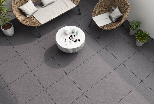 Keraamiline seina- ja põrandaplaat 600x600mm Florence Black läbimassplaat hall_2