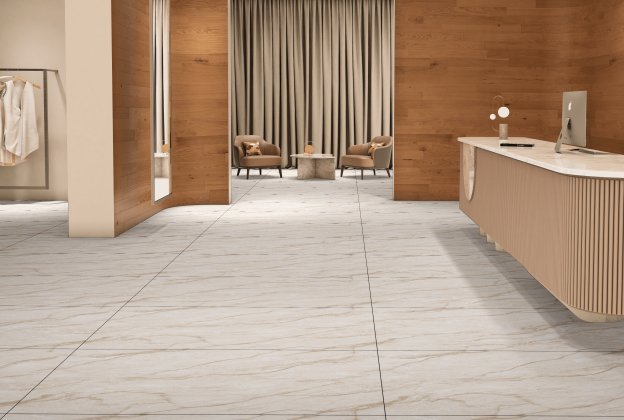 Keraamiline seina- ja põrandaplaat 600 x 1200mm Sparkle Paroni Crema reljeefne, beeź_3