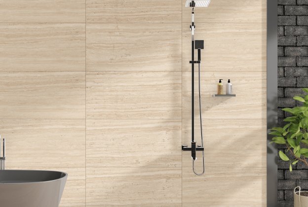 Keraamiline seina- ja põrandaplaat 600 x 1200mm Travertine Rocca matt, beeź_4