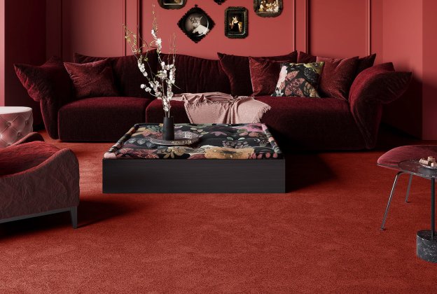 Nailonvaip AW Carpets, Sensualité Silk 19 punane_2