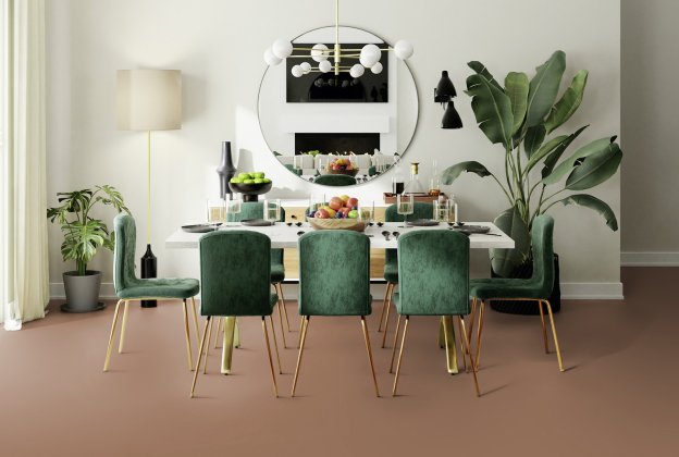 Linoleum Gerflor DLW Lino Art Moon 0232 Mercury pruun _2