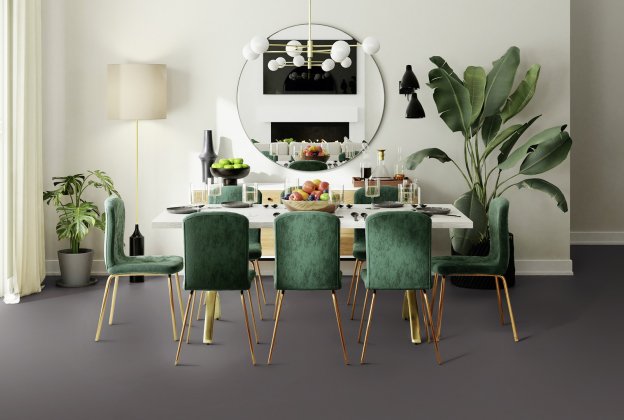 Linoleum Gerflor DLW Lino Art Moon 0237 Volcanic hall_2