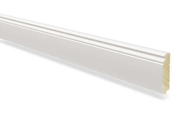 Põrandaliist mänd nr 23 - 20 x 95 mm valge_1