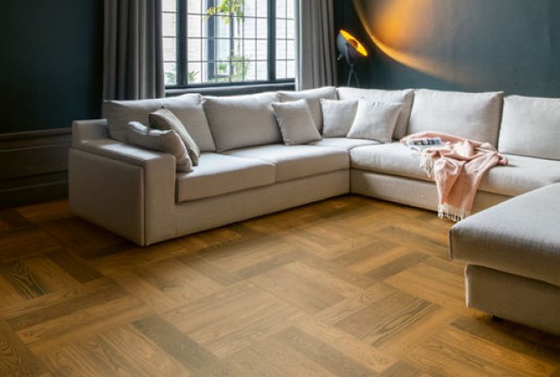 3- kihiline laudparkett Quick-Step Disegno Cinnamon raw oak extra matt QU-DIS4979S kalasaba, pruun_3