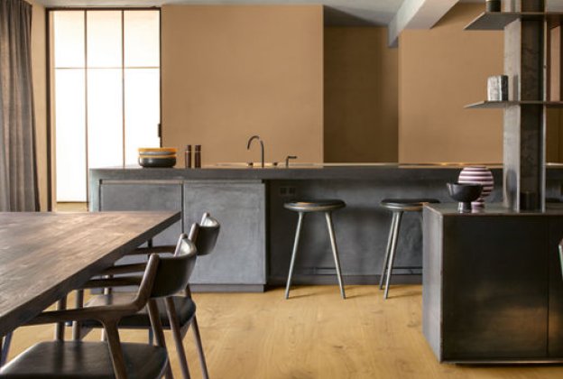 3- kihiline laudparkett Quick-Step Massimo Cappuccino blonde oak extra matt, QU-MAS3566S pruun/ beeź_4