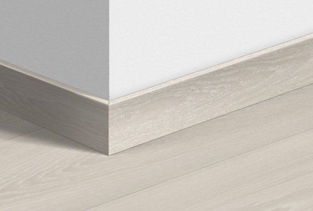 MDF põrandaliist Standard White premium oak (58x12mm x 2,4m) QU -QSSK04757 valge_1