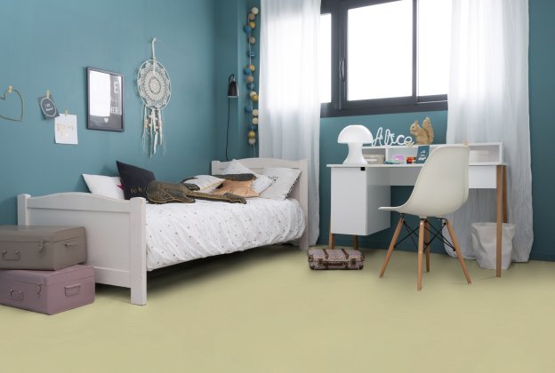 Linoleum Gerflor DLW Lino Art Urban 0583 Lily Green roheline_2