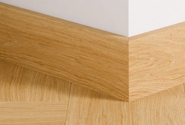 MDF põrandaliist Cumin oak (77mm x 14mm x 2,4m) QU -QSPSKR08247 pruun  _1