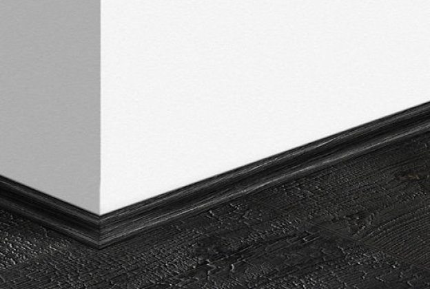 MDF põrandaliist Scotia Burned planks (17x17mm x 2,4m) QU -QSSCOT01862 must_1