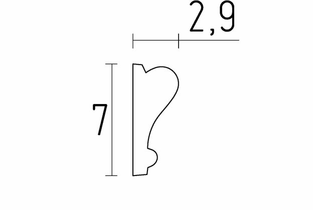 Seinaliist 1130 - 7 cm x 2,9 cm x 2,15 m _3