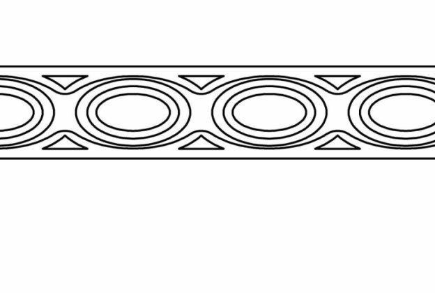 Ornamentidega liist 1214 - 1,1 cm x 2,5 cm x 1,50 m _2