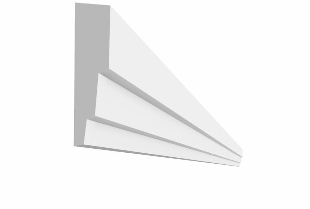 Contemporary-style wall molding 1366 - 1.7 cm x 6.5 cm x 2.15 m _2