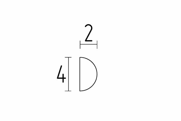 Seinaliist 1380 - 2 cm x 4 cm x 1,50 m  _2