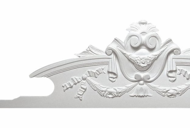 Väggpanel/fronton i Nouvel Empire-stil 3901 – 112 x 30 cm _2