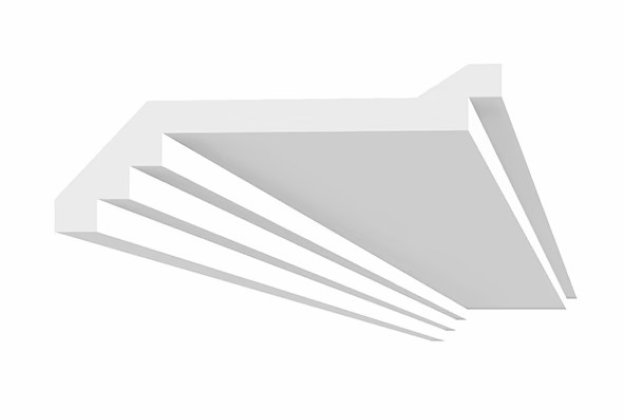 Kaasaegne karniis D563; 20,5 cm x 7,5 cm x 2 m  _1