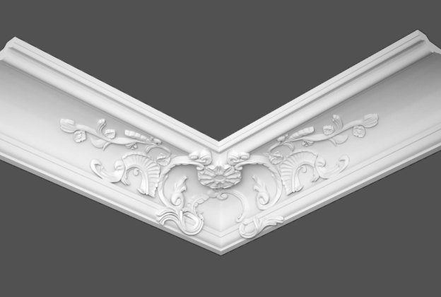 Karniisi dekoratiivne nurgadetail D652A; 80 x 80 cm _2