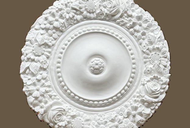 Ornamentidega laerosett M061 - Ø 52 cm _1