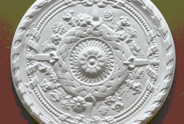 Ornamentidega laerosett M297 - Ø 58 cm _1