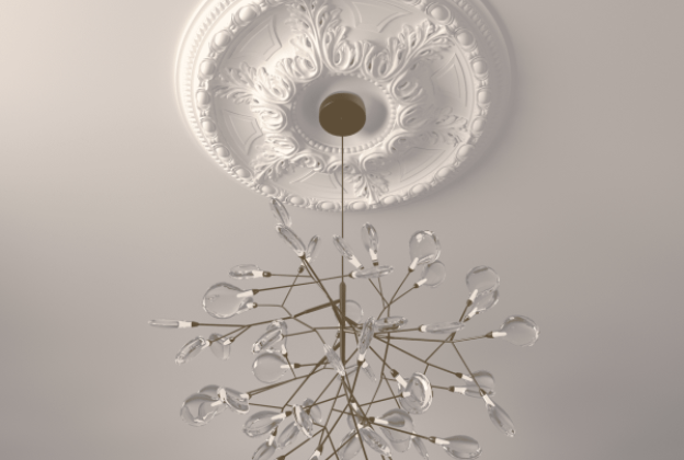 Ornamentidega laerosett M299 - Ø 60 cm _2