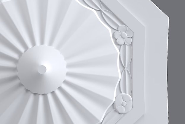Deckenrosette Art Déco M306 – Ø 80 cm_2