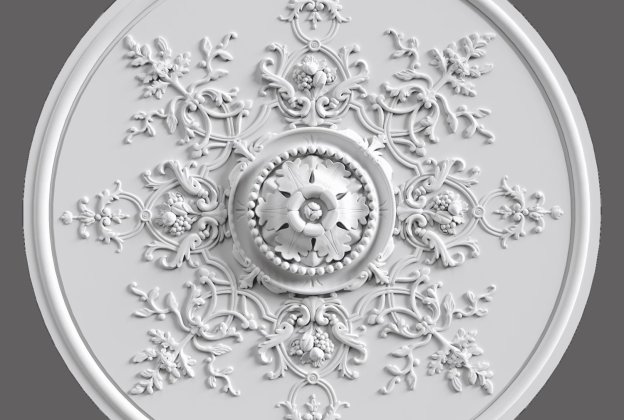 Ornamentidega laerosett M401 - Ø 90 cm _1