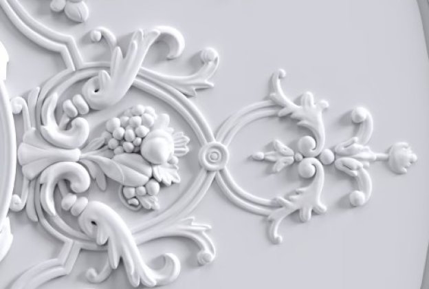 Ornamentidega laerosett M401 - Ø 90 cm _2