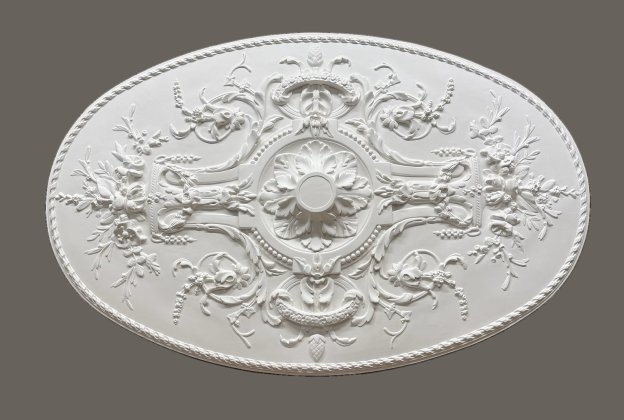 Deckrosette mit Ornamenten M407 – 124 x 80 cm _1