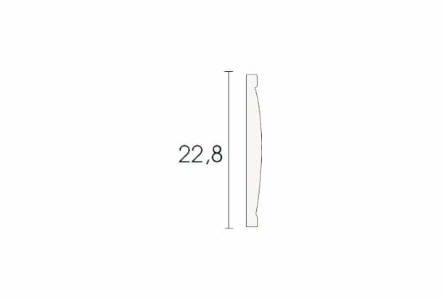 Ornamentidega liist 1335 - 22,8 cm x 2,0 m   _2