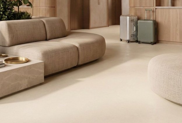Akustiline PVC Gerflor Taralay Impression Acoustic 1303 Cemento cream - beeź _2