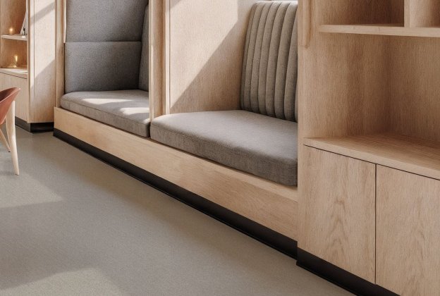 Akustiline PVC Gerflor Taralay Initial Acoustic 1240 BALI GRIS pruun/ hall_2