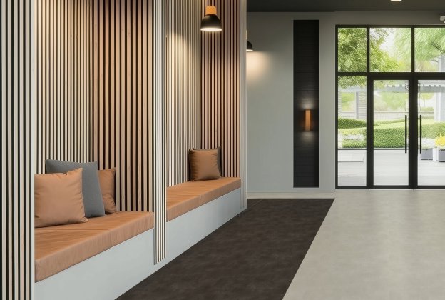 Akustiline PVC Gerflor Taralay Initial Acoustic 1246 CHICAGO HURRICANE pruun_2
