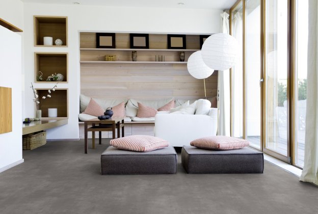 Akustiline PVC Gerflor Taralay Initial Acoustic 1250 CHICAGO TYPHOON hall /pruun_2