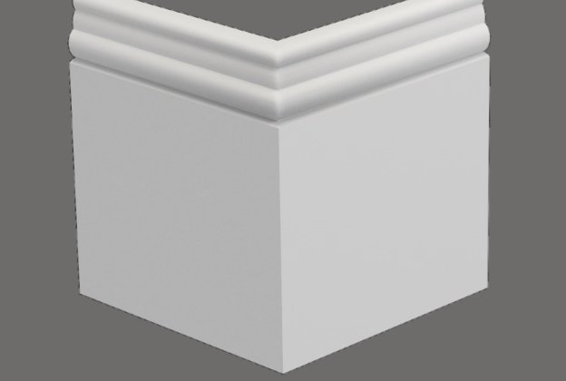 Välisnurk põrandaliistule PLIN12 (PLIN12A); 10 cm x 10 cm _1