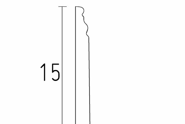 Klassikaline põrandaliist PLIN15; 15 cm x 1,5 m_2