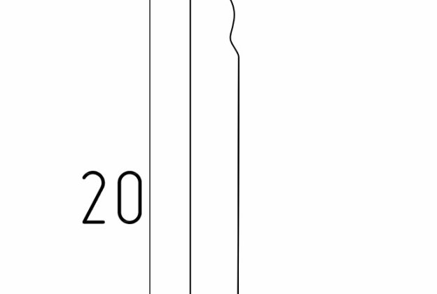 Klassikaline põrandaliist PLIN20; 20,5 cm x 1,5 m _2
