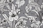 Vinüülseinakate Muraspec Florals & Botanics -LTD00930 Taimed  _1