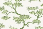 Käsitöötapeet Paper & Ink, Natural Silhouettes, ns50004 roheline/valge _1