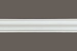 Wall molding 1101 with a smooth, minimalist design, 5 cm x 1.9 cm x 1.50 m_4