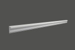 Wall molding 1101 with a smooth, minimalist design, 5 cm x 1.9 cm x 1.50 m_2