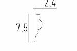Vegglist 1125 – 7,5 cm × 2,4 cm × 2,15 m _2