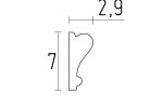 Seinaliist 1130 - 7 cm x 2,9 cm x 2,15 m _3