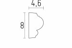 Vägglist 1155 – 4,6 cm × 8 cm × 1,50 m  _2