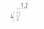 Moderni seinalista 1365 – 1,2 cm x 4 cm x 1,75 m _3