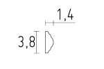 Seinälista 1207 – 1,4 cm × 3,8 cm × 1,50 m _3